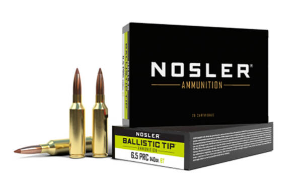 NOSLER 6.5MM PRC 140GR BT BALLISTIC TIP