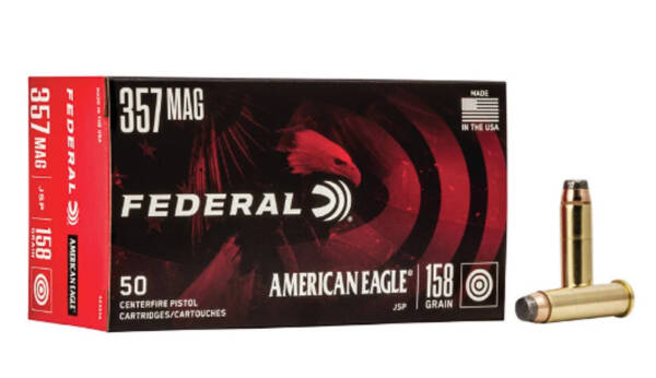FEDERAL 357 MAG 158GR AMERICAN EAGLE JSP