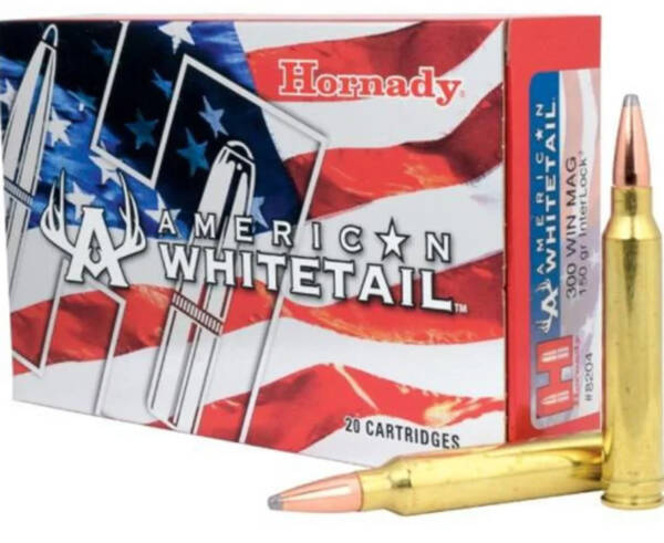 HORNADY 8204 RIFLE AMMO 300 WIN 150 GR