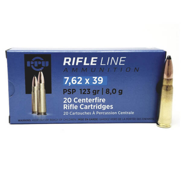 PPU 7.62X39 123GR PSP
