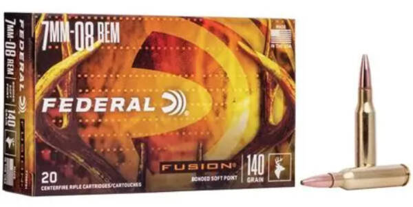 FEDERAL 7MM-08 REM 140GR BSP FUSION