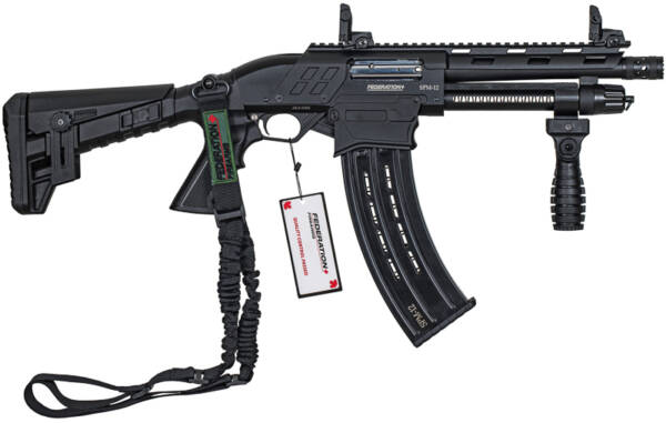 FEDERATION 12GA 3IN BLACK PUMP MAG FED 9IN SPM-12