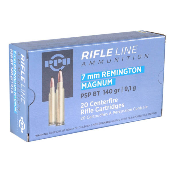 PPU 7MM REM MAG 140GR PSP BT