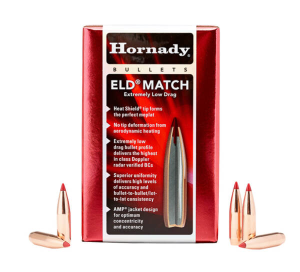 HORNADY 22CAL 88GR ELD MATCH 100CT 22834