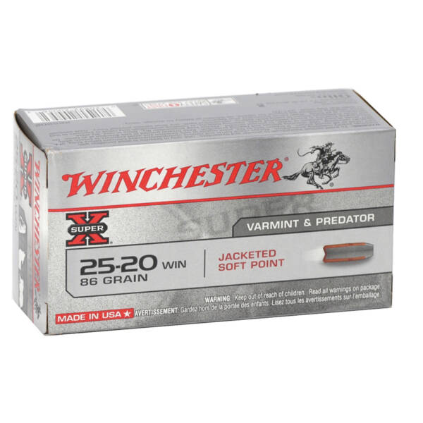WINCHESTER 25-20 WIN 86GR SP