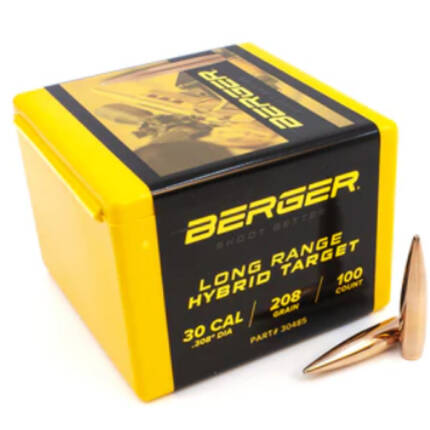 30CAL 208GR LR HYBRID TARGET 100CT