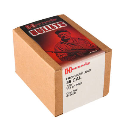 HORNADY 38CAL 158GR SWC 300CT 10408