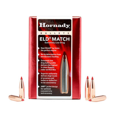 HORNADY 7MM 162GR ELD MATCH 100CT 28403