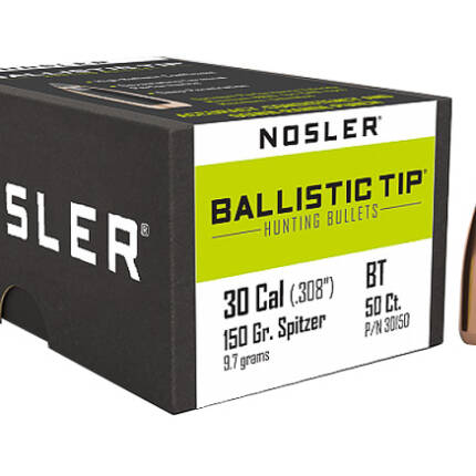 NOSLER 30CAL 150GR BALLISTIC BULLET