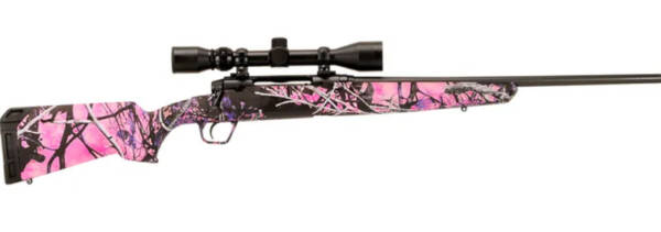 SAVAGE 243WIN AXIS XP MUDDY GIRL W/SCOPE 20IN #57272