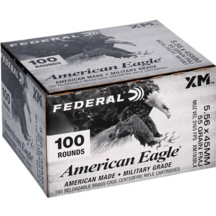 FED 5.56X45MM 55GR FMJ 100RNDS