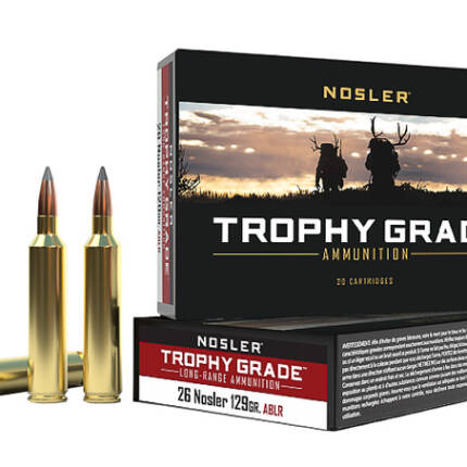 26NOSLER 129GR ABLR AMMO