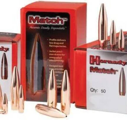 HORNADY 30CAL 208GR BTHP MATCH 100CT 30733
