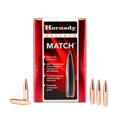 HORNADY 22CAL 52GR BTHP MATCH 100CT 2249