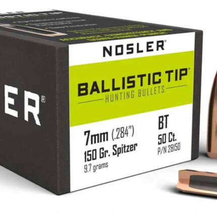 NOSLER 7MM 150GR BALLISTIC BULLET