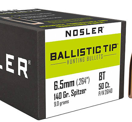 NOSLER 6.5MM 140GR BALLISTIC BULLET