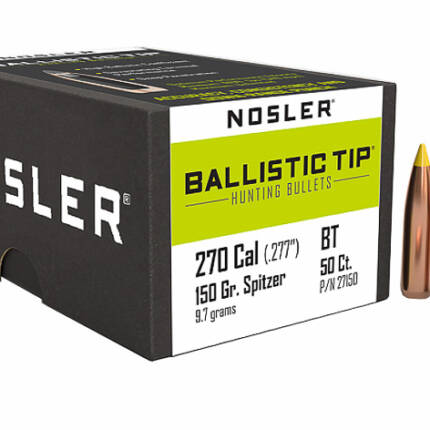 NOSLER 270CAL 150GR BALLISTIC BULLET