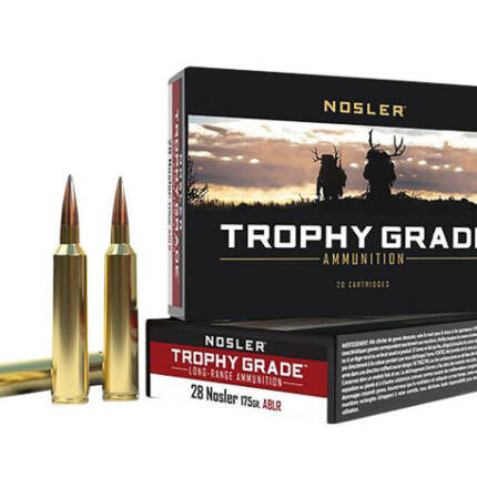 NOSLER 28 NOSLER 175GR ABLR TROPHY GRADE