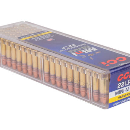 CCI 22LR 40GR MINI MAG HP VARMINT 100CT