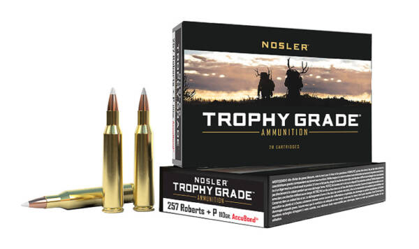 NOSLER 257 ROBERTS +P 110GR ACCUBOND TROPHY GRADE