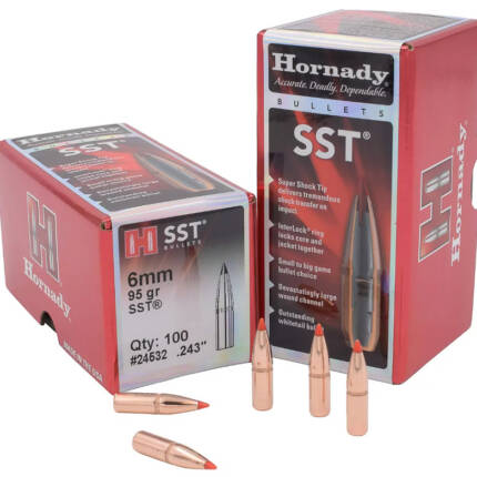 HORNADY 6MM REM 95GR SST SUPERFORMANCE