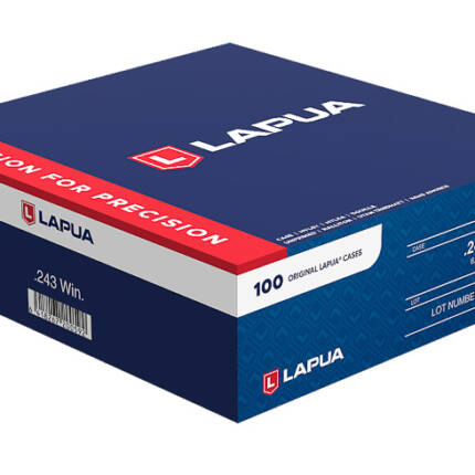 LAPUA N509 243CAL 90GR NATURALIS BULLET