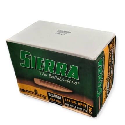 SIERRA 6.5MM 144GR HPBT MATCHKING 500CT