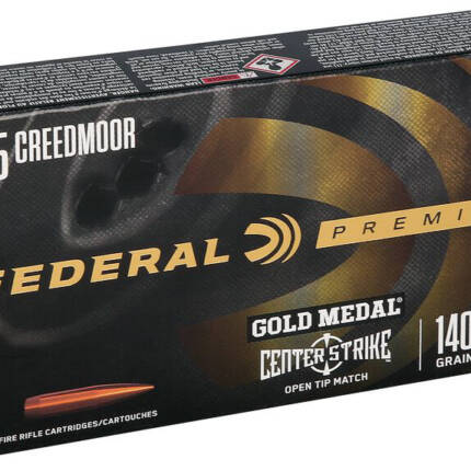 FEDERAL 6.5MM CM 140GR GOLD MEDAL CENTER STRIKE PREMIUM