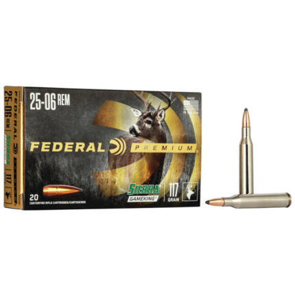 FEDERAL 25-06 REM 117GR PREMIUM