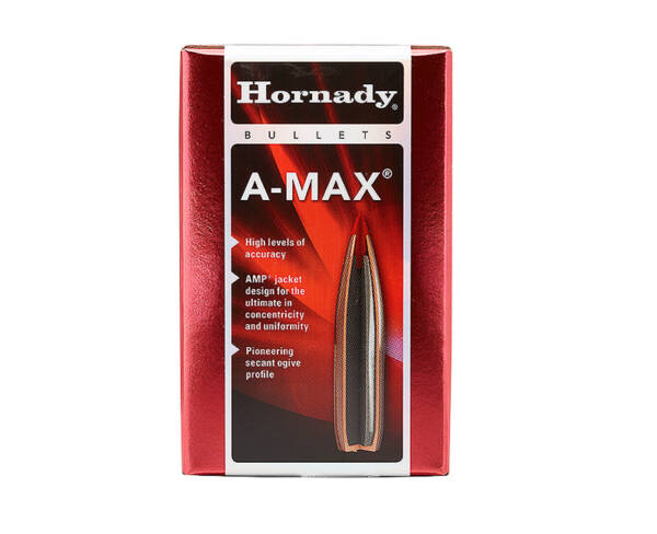 HORNADY 338 285GR A-MAX 50CT 3338