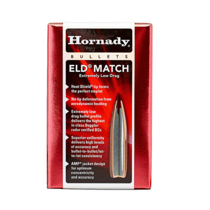 HORNADY 25CAL 134GR ELD MATCH 100CT 2561