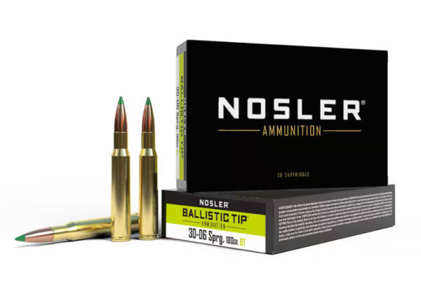 NOSLER 30-06SPRG 180GR BALLISTIC TIP
