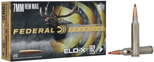 FEDERAL 7MM REM MAG 162GR ELD-X PREMIUM