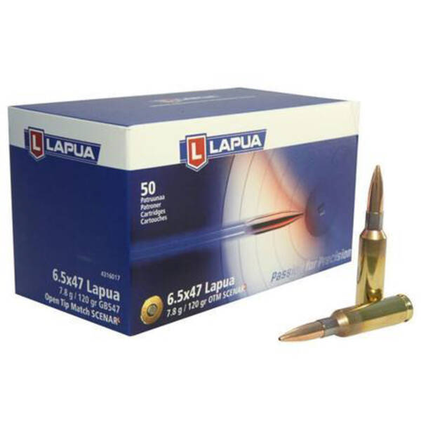LAPUA 6.5X47 139GR OTM SCENAR 50CT