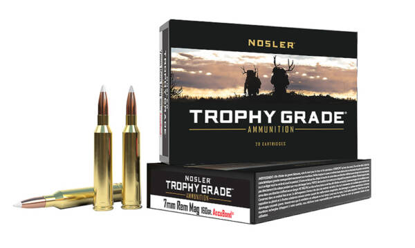 NOSLER 7REM MAG 160GR ACCUBOND TROPHY GRADE