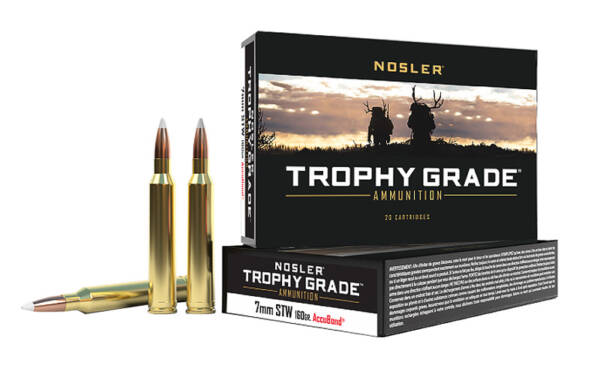 NOSLER 7MM STW 160GR ACCUBOND TROPHY GRADE