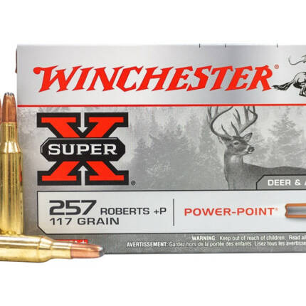 WINCHESTER 257 ROBERTS +P 117GR POWER POINT SUPER-X