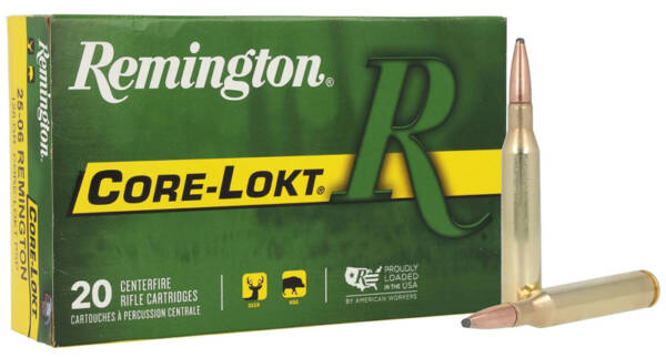 REMINGTON 25-06 REM 120GR CORE-LOKT PSP