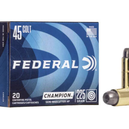 FED 45COLT 225GR SWC HP AMMO