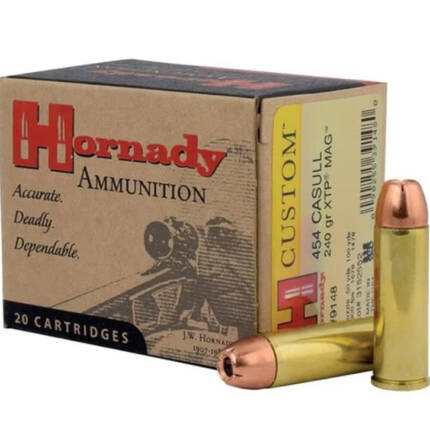 HORNADY 454 CASULL 240GR XTP MAG