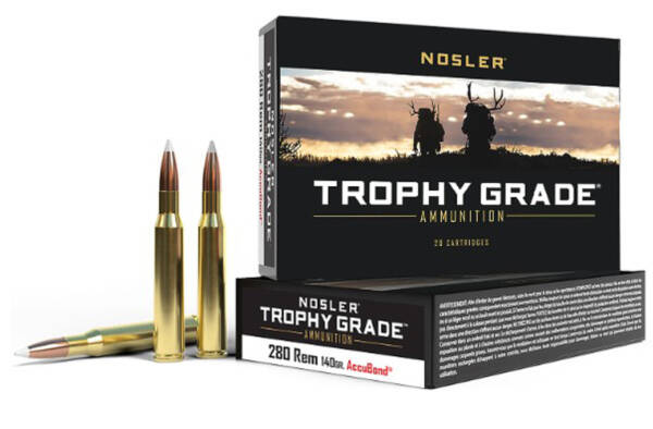 NOSLER 280REM 140GR ACCUBOND TROPHY GRADE