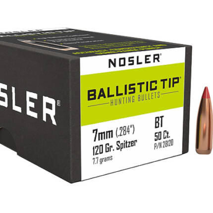 NOSLER 7MM 120GR BALLISTIC BULLET