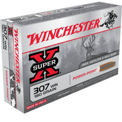 WINCHESTER 307 WIN 180GR POWERPOINT SUPER-X