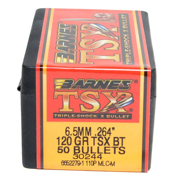 BARNES 6.5MM 120GR TSX BT BULLET 50CT 30244