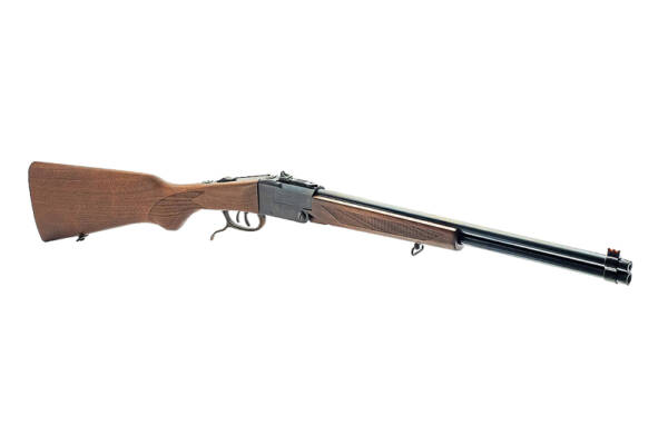 CHIAPPA 410/22LR DOUBLE BADGER WOOD 19IN