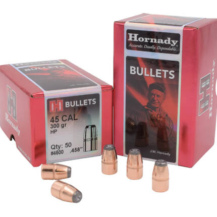 HORNADY 45CAL 300GR HP 50CT 4500