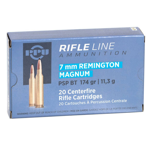 PPU 7MM REM MAG 174GR PSP BT