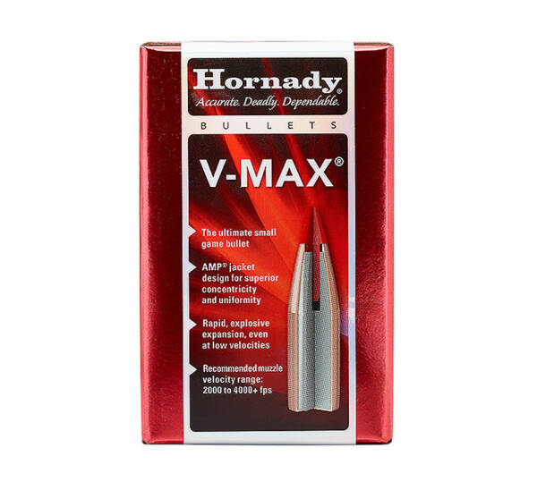 HORNADY 6MM 87GR V-MAX 100CT 22440