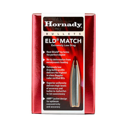 HORNADY 6.5MM 147GR ELD MATCH 100CT 26333