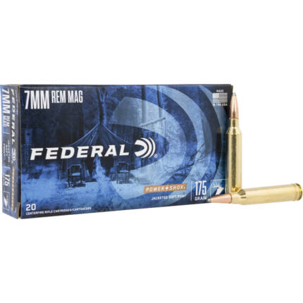 FEDERAL 7MM REM MAG 175GR JSP POWER SHOK
